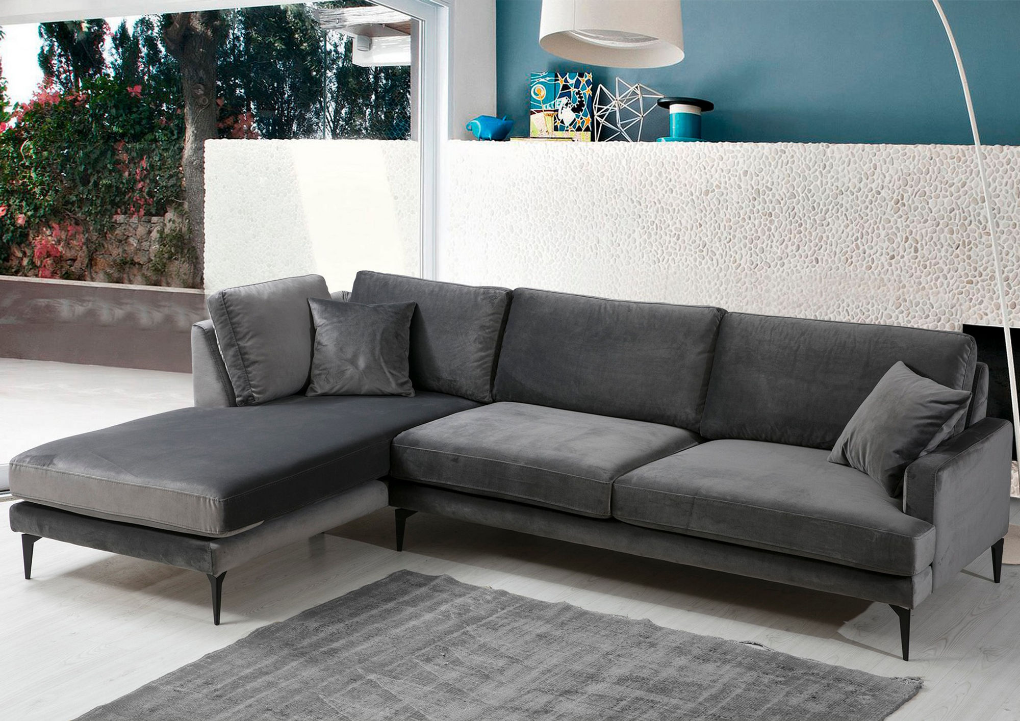 Papira Corner Left (Chl+3R) - Anthracite