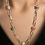 Thumbnail: Zirconia Gleam: Allure Metal Necklace