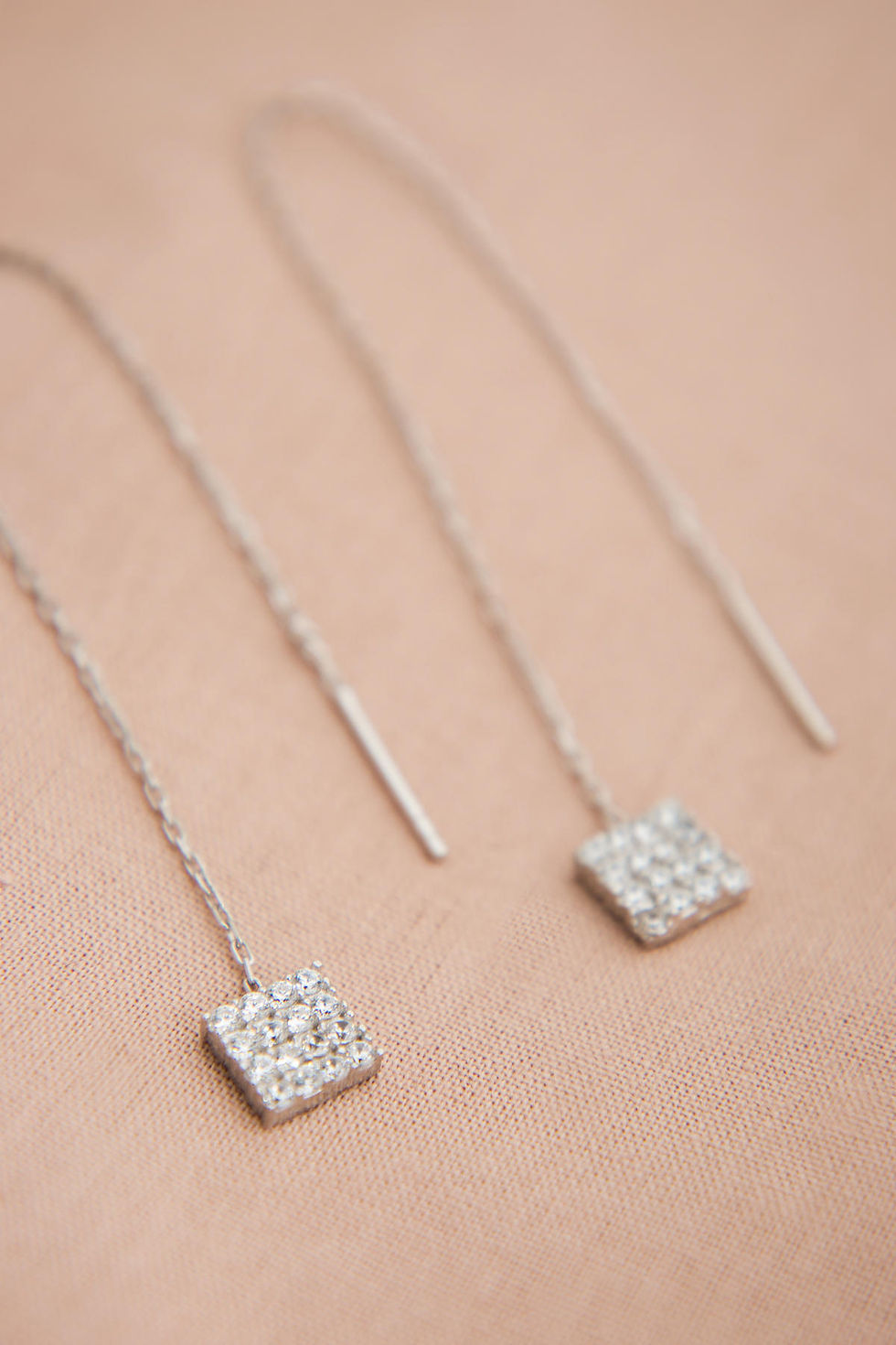 Thumbnail: LustreGleam Zirconia Silver Drops