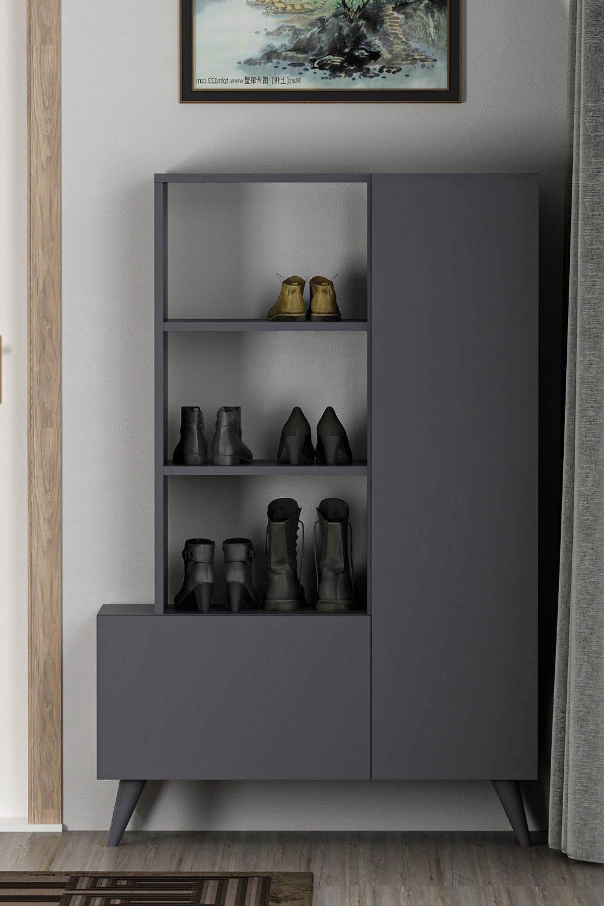 Agostina Shoes - Anthracite