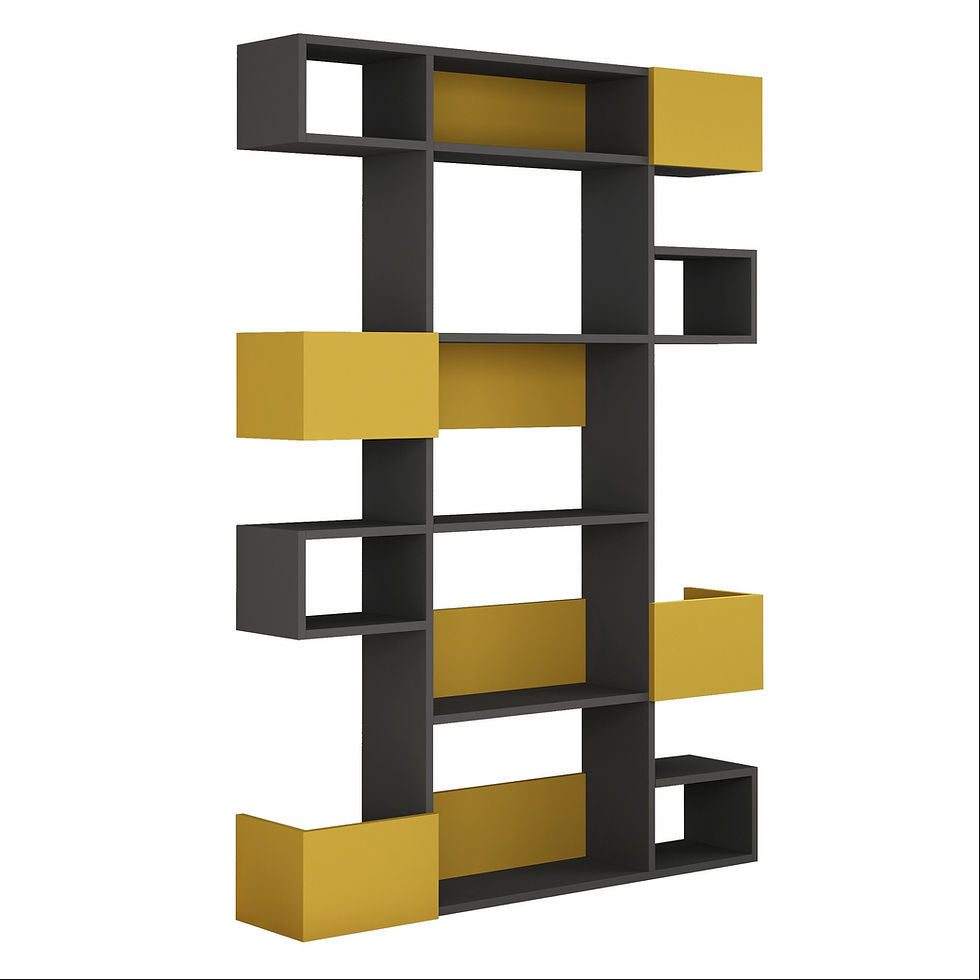 Thumbnail: Niho - Anthracite, Mustard
