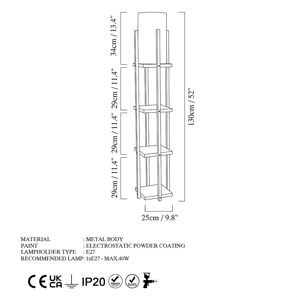 Thumbnail: Shelf Lamp - 8120