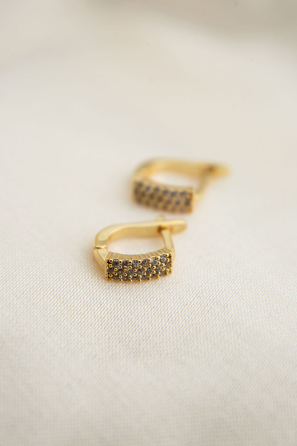 Thumbnail: LuminoLuxe Metal Earrings