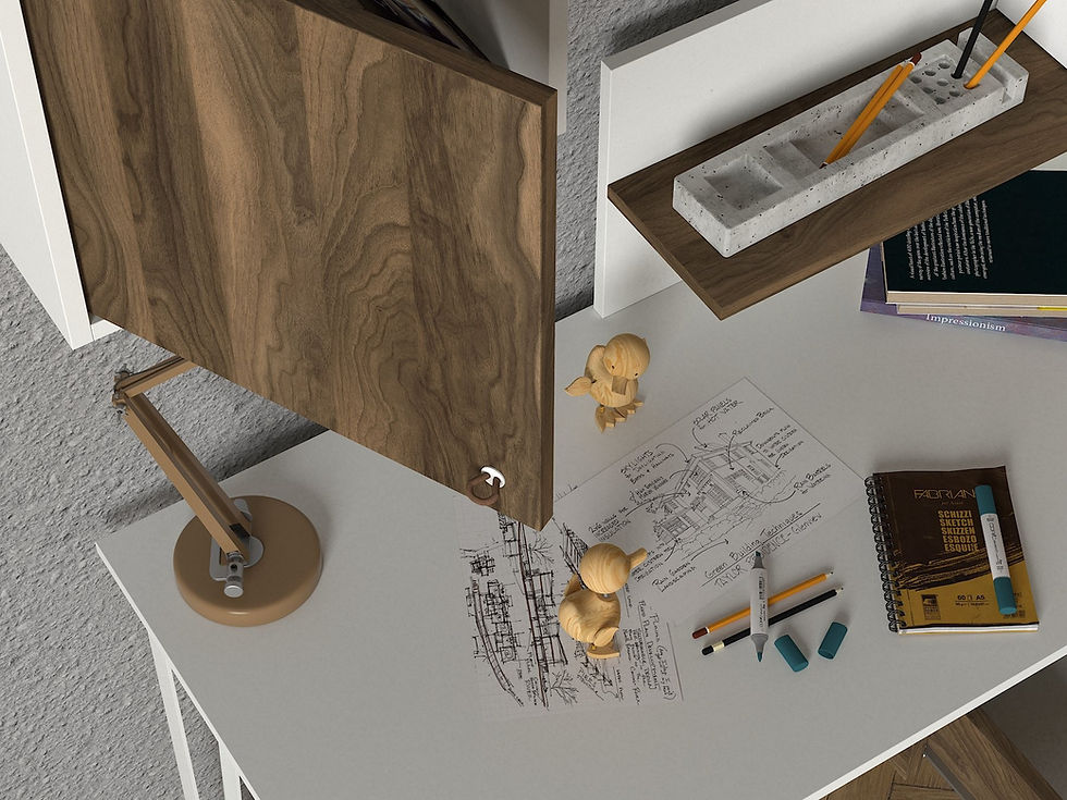 Thumbnail: Punto - White, Walnut