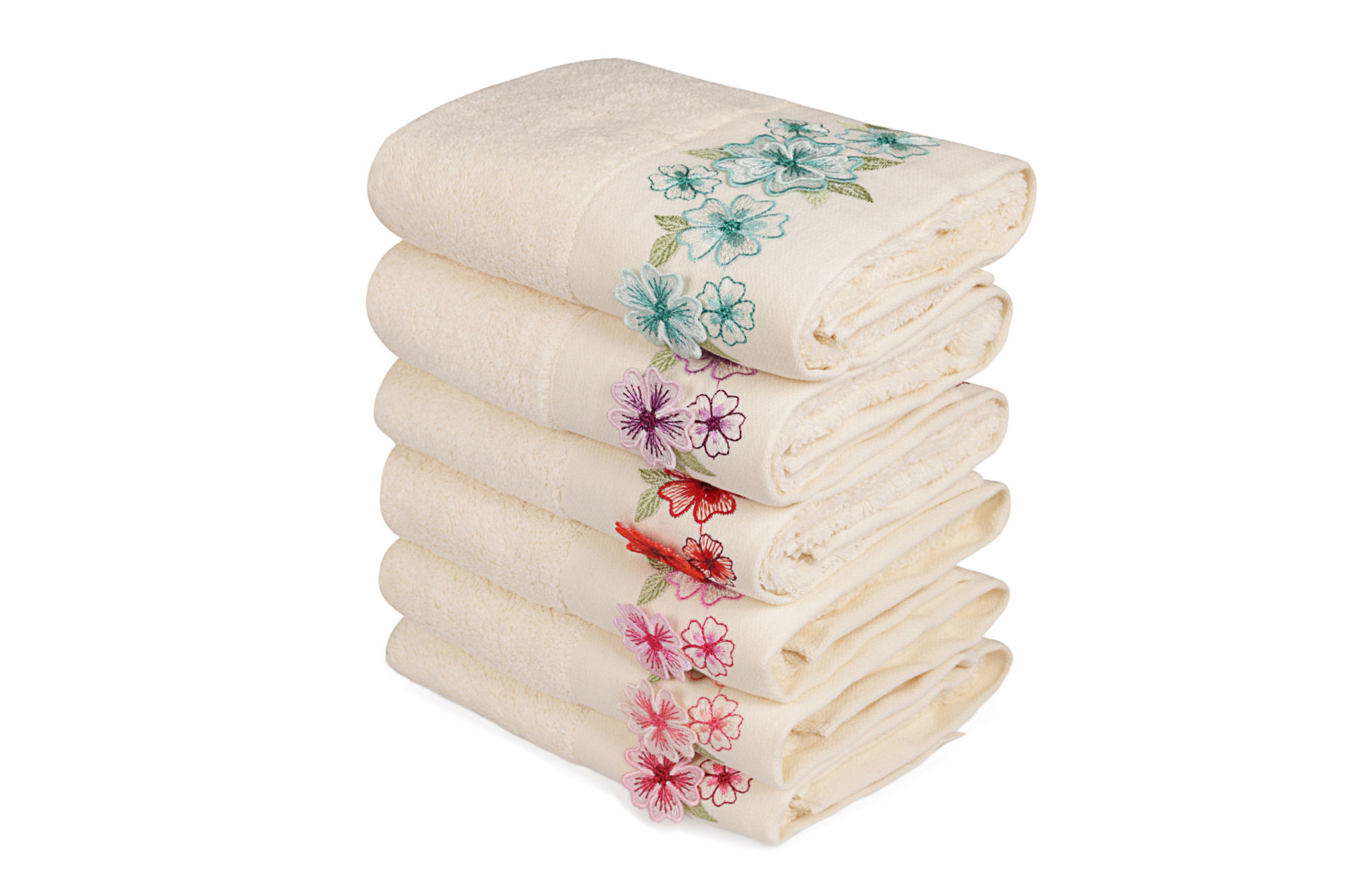 Uc Boyut Nakisli - Yaprakli Cicek