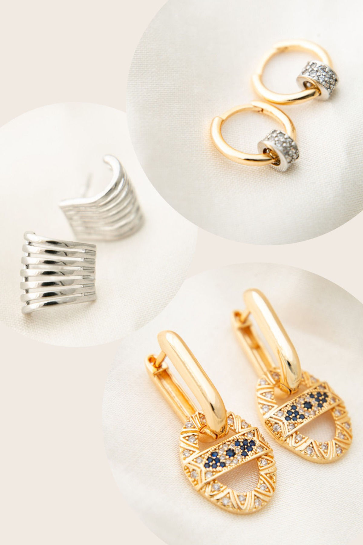 GleamForge Elegance: Metal Jewelry Set