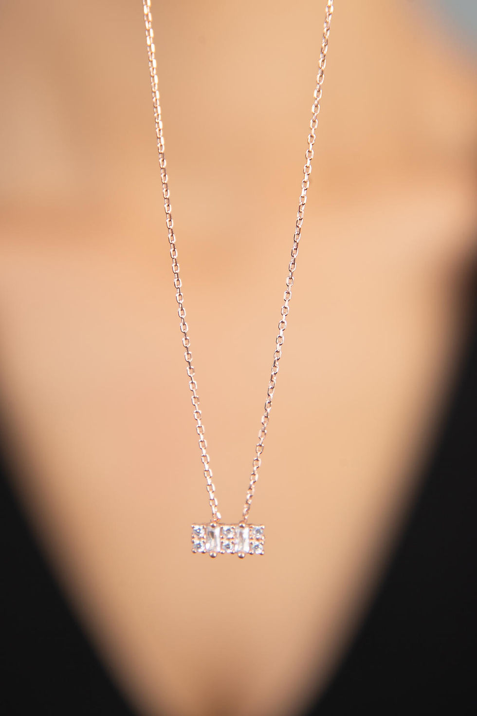 Thumbnail: LustraSilva: Eternal Shine Silver Necklace