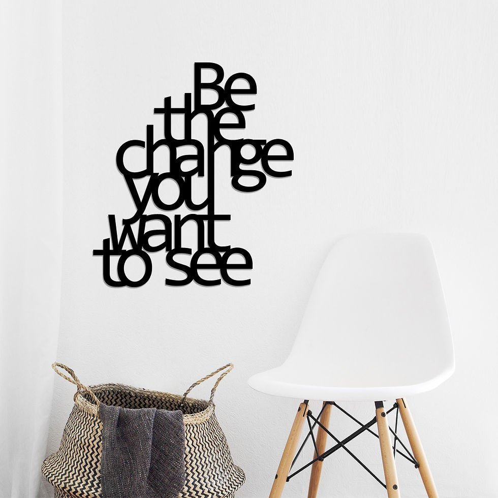 Thumbnail: Be The Change You Want To See - Black