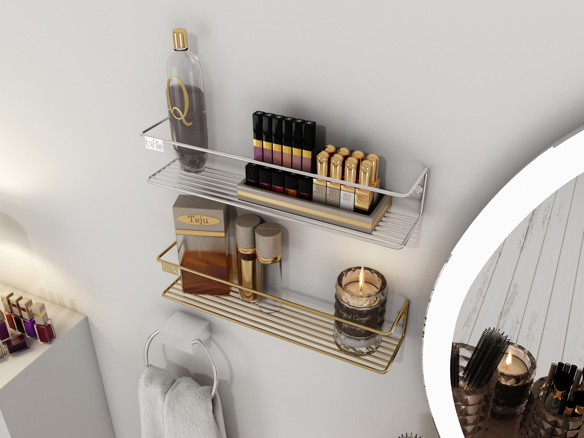 Banyo Makyaj Rafi, Baharatlik- Gold Kaplama