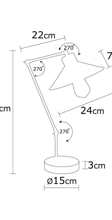 Thumbnail: LumaAura Turquoise Glow Table Lamp