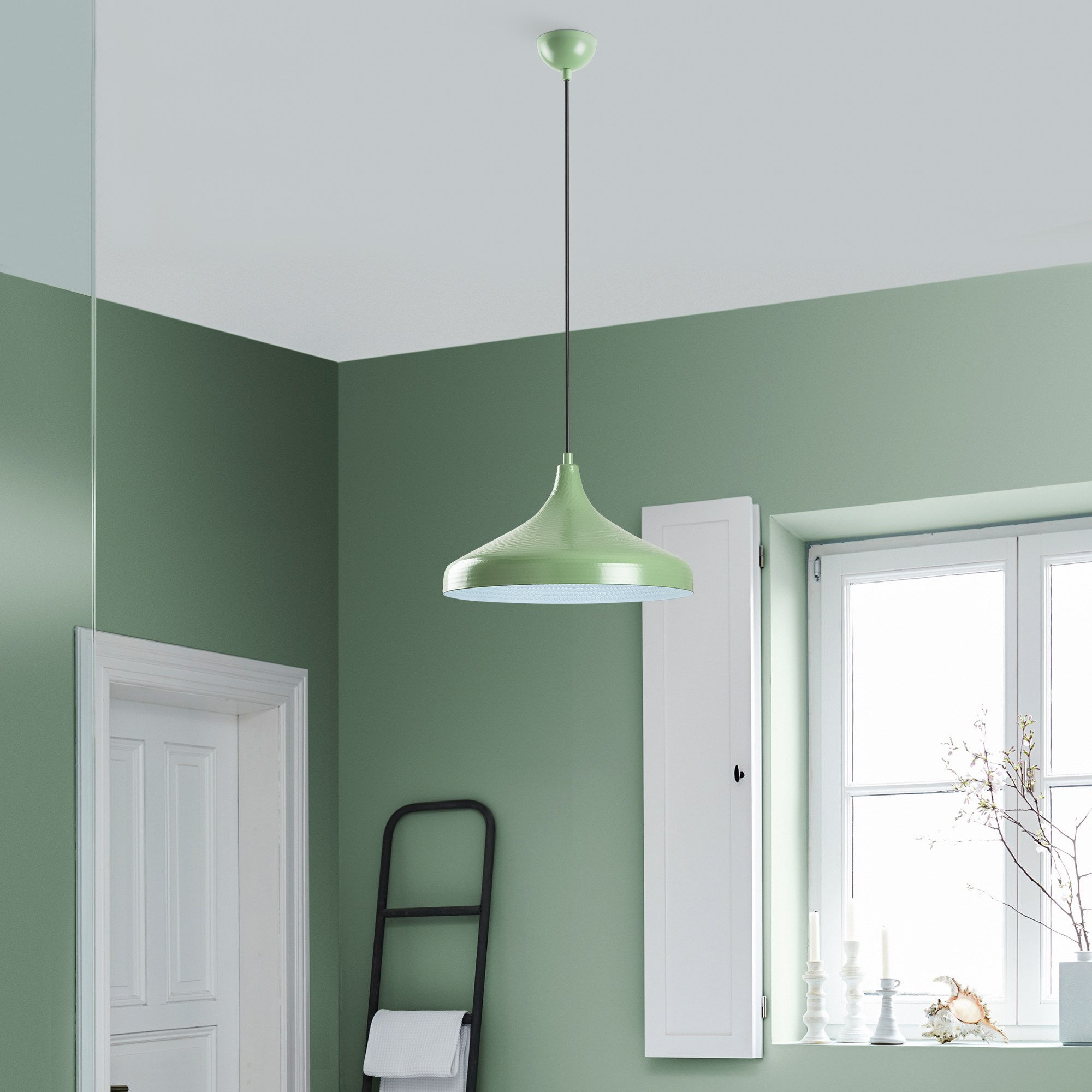 MintGlow Elegance Chandelier