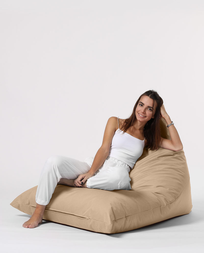 Thumbnail: Pyramid Big Bed Pouf - Mink