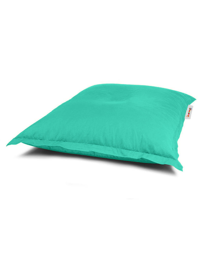 Thumbnail: Cushion Pouf 100x100 - Turquoise