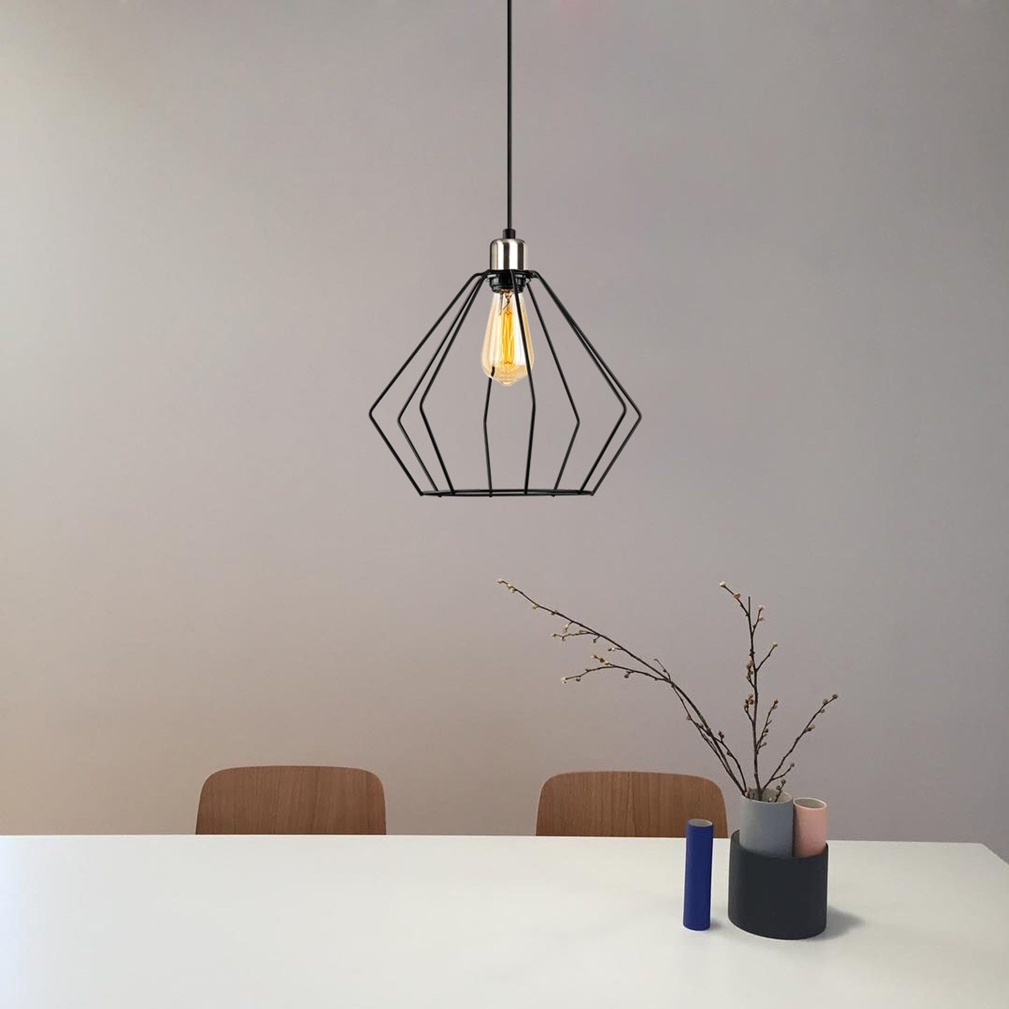 LumaForge Noir Chandelier
