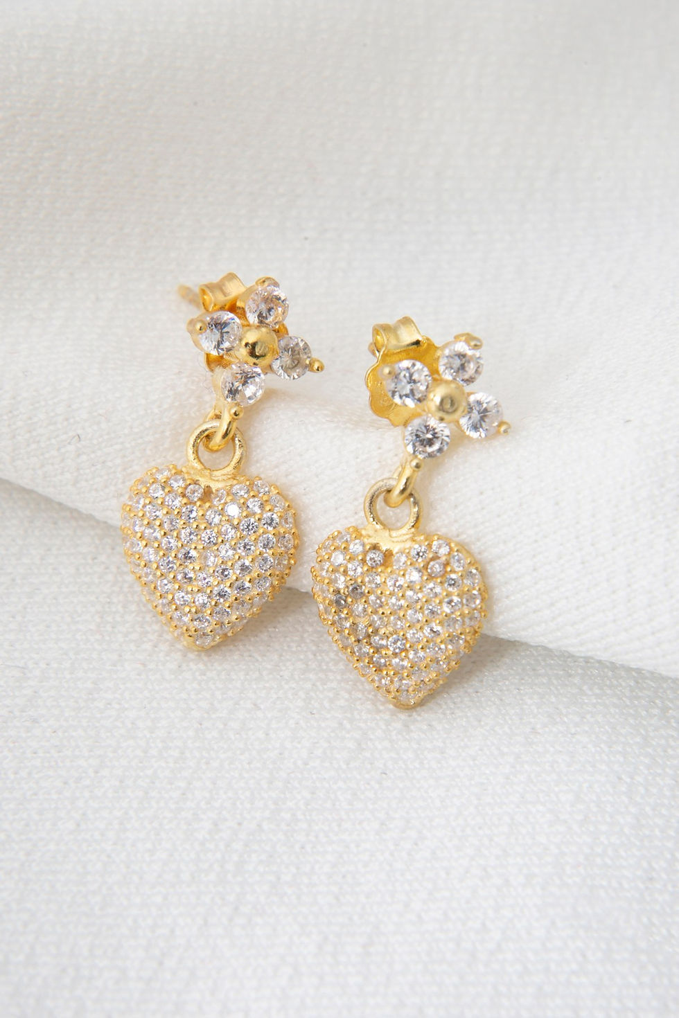 Thumbnail: LustraLuxe Silver Studs - EverGlow Collection