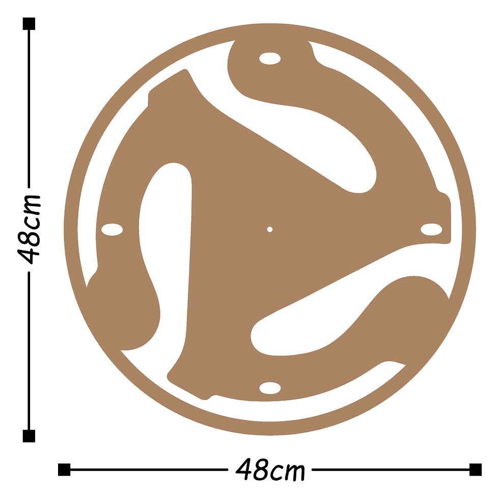 Thumbnail: Metal Wall Clock 5 - Copper