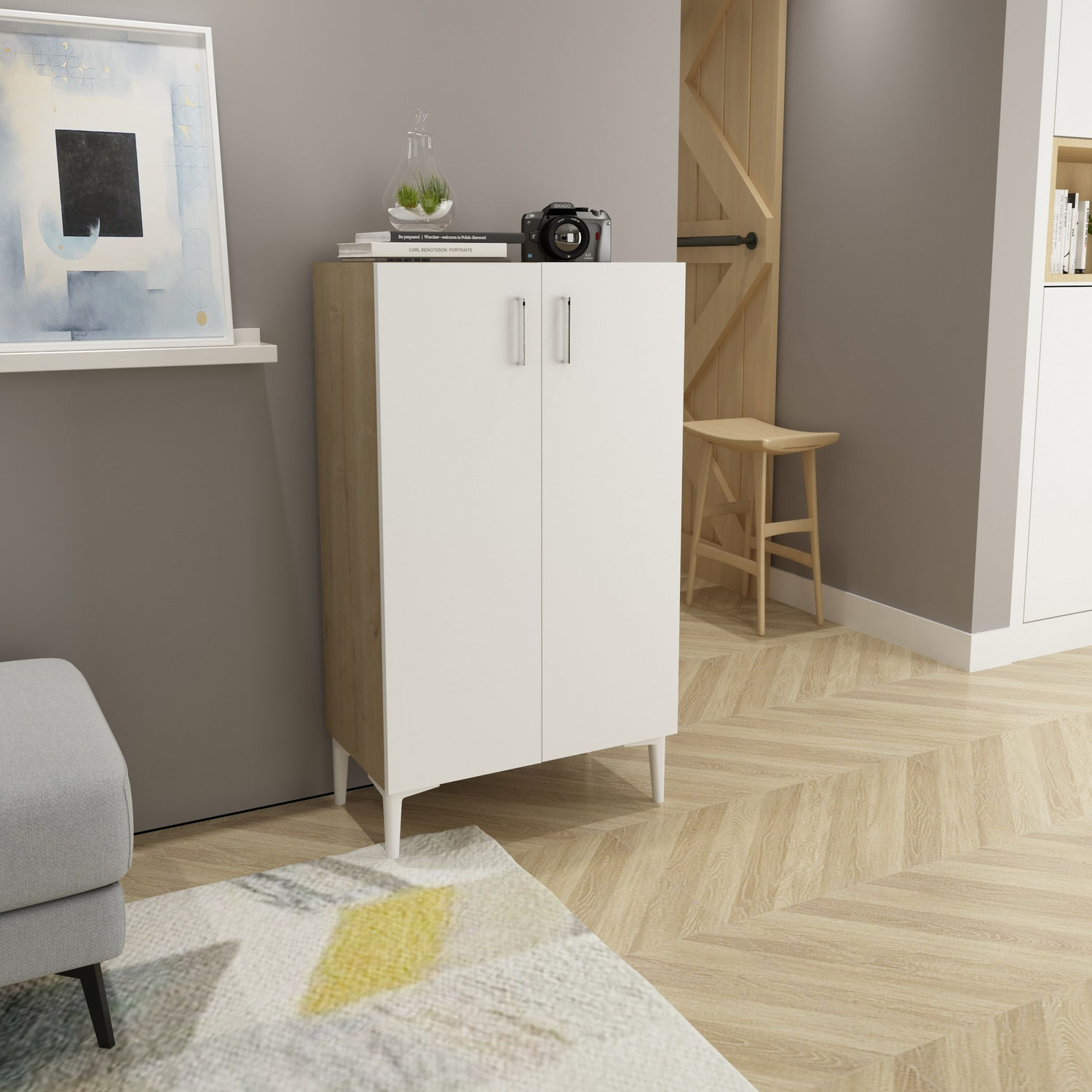 Chetri - Sapphire Oak, White