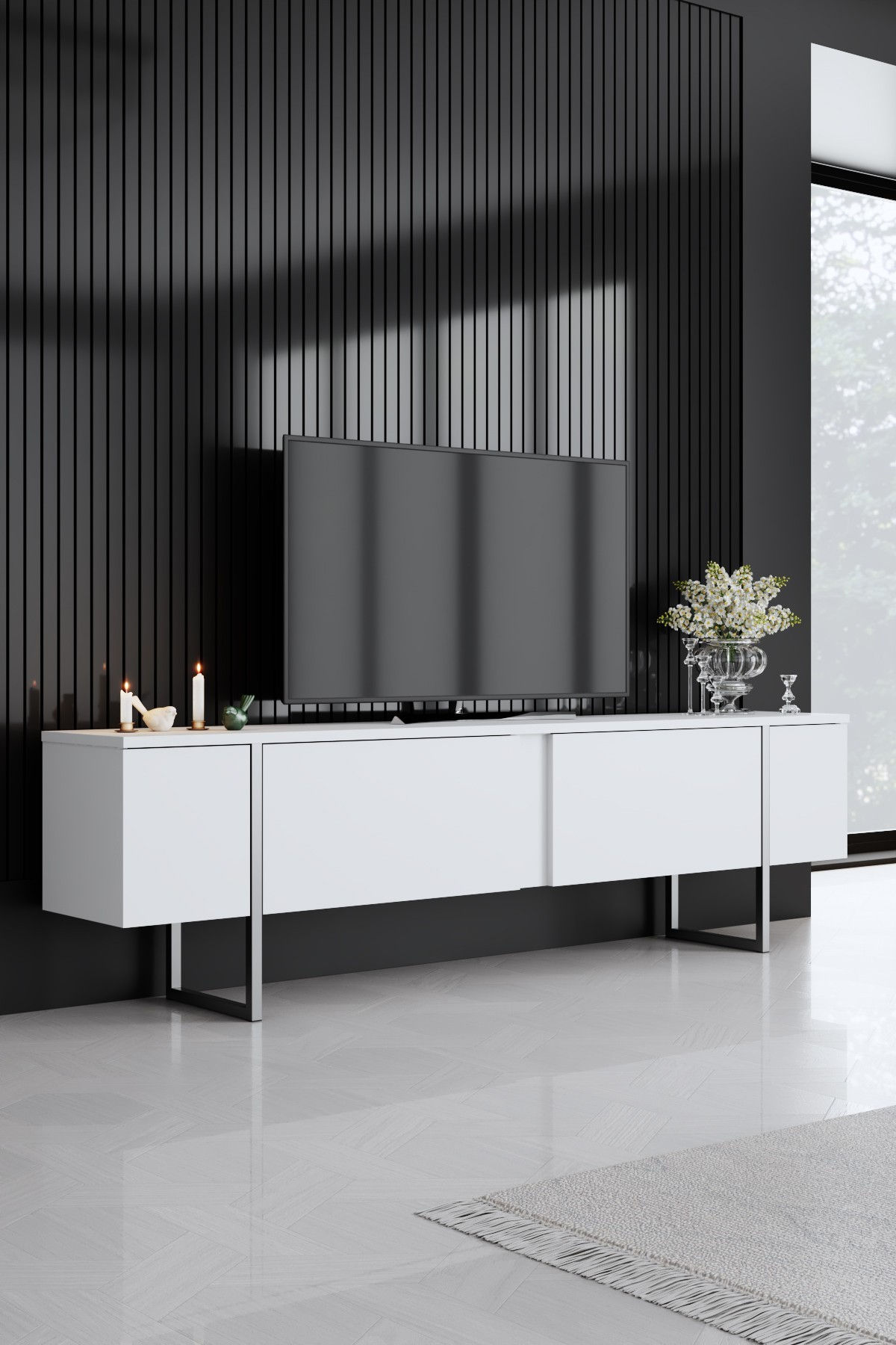 Luxe - White, Silver