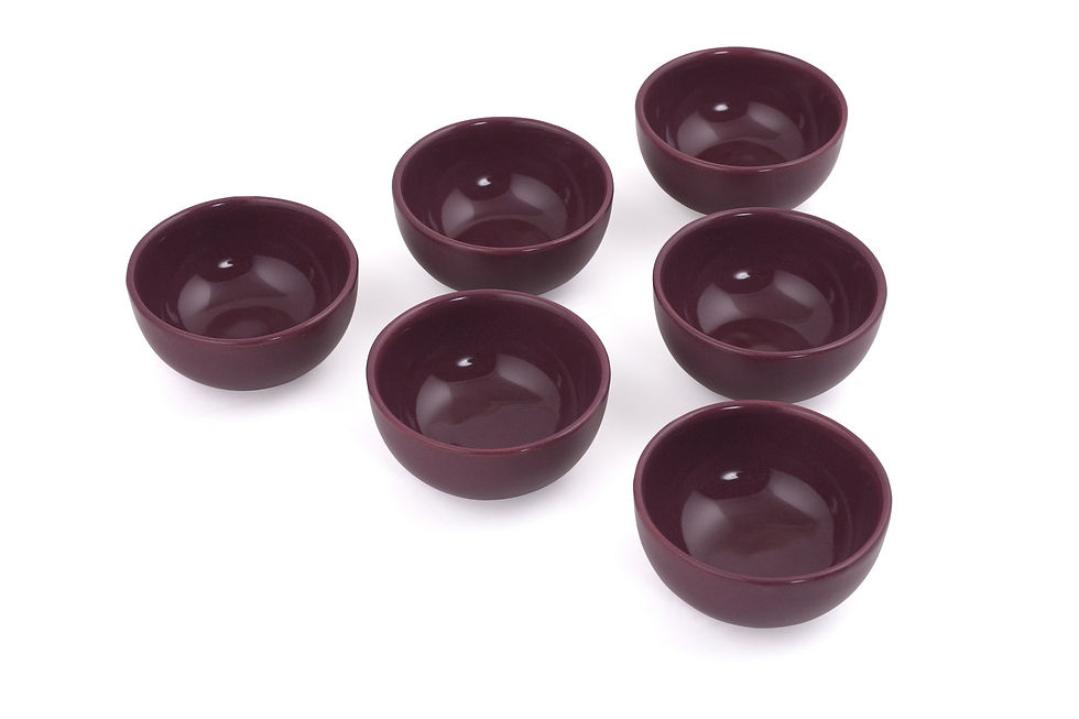 Thumbnail: Bulut Purple Snack / Sauce Bowl 8 Cm 6 Pieces