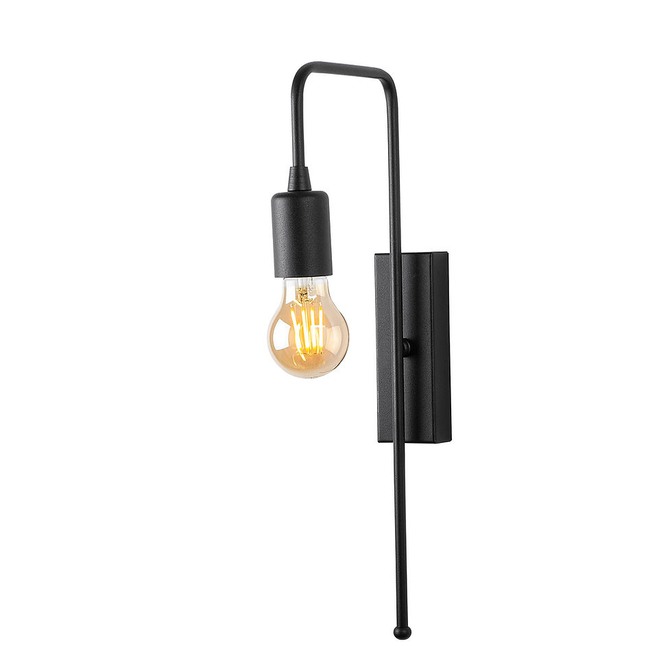 Thumbnail: LumenForge Noir: Industrial Elegance Wall Lamp