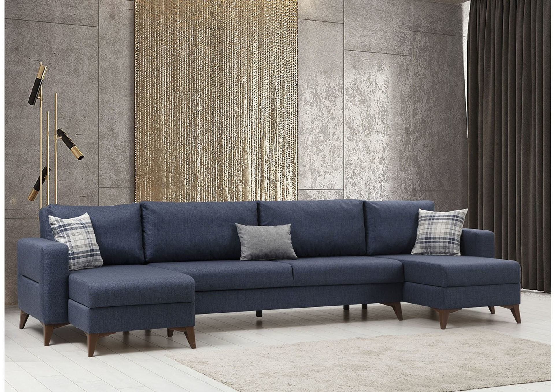 Kristal Rest 2+Corner - Anthracite