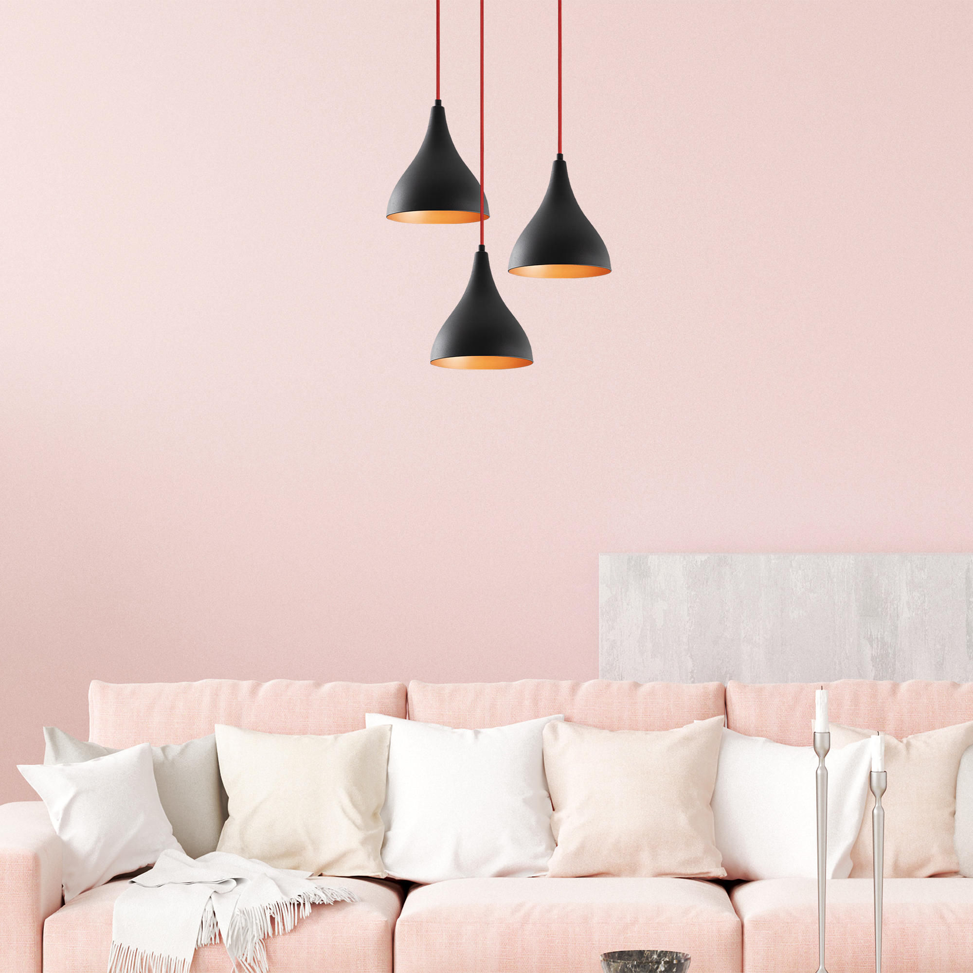 LustraNova: Crimson & Obsidian Elegance