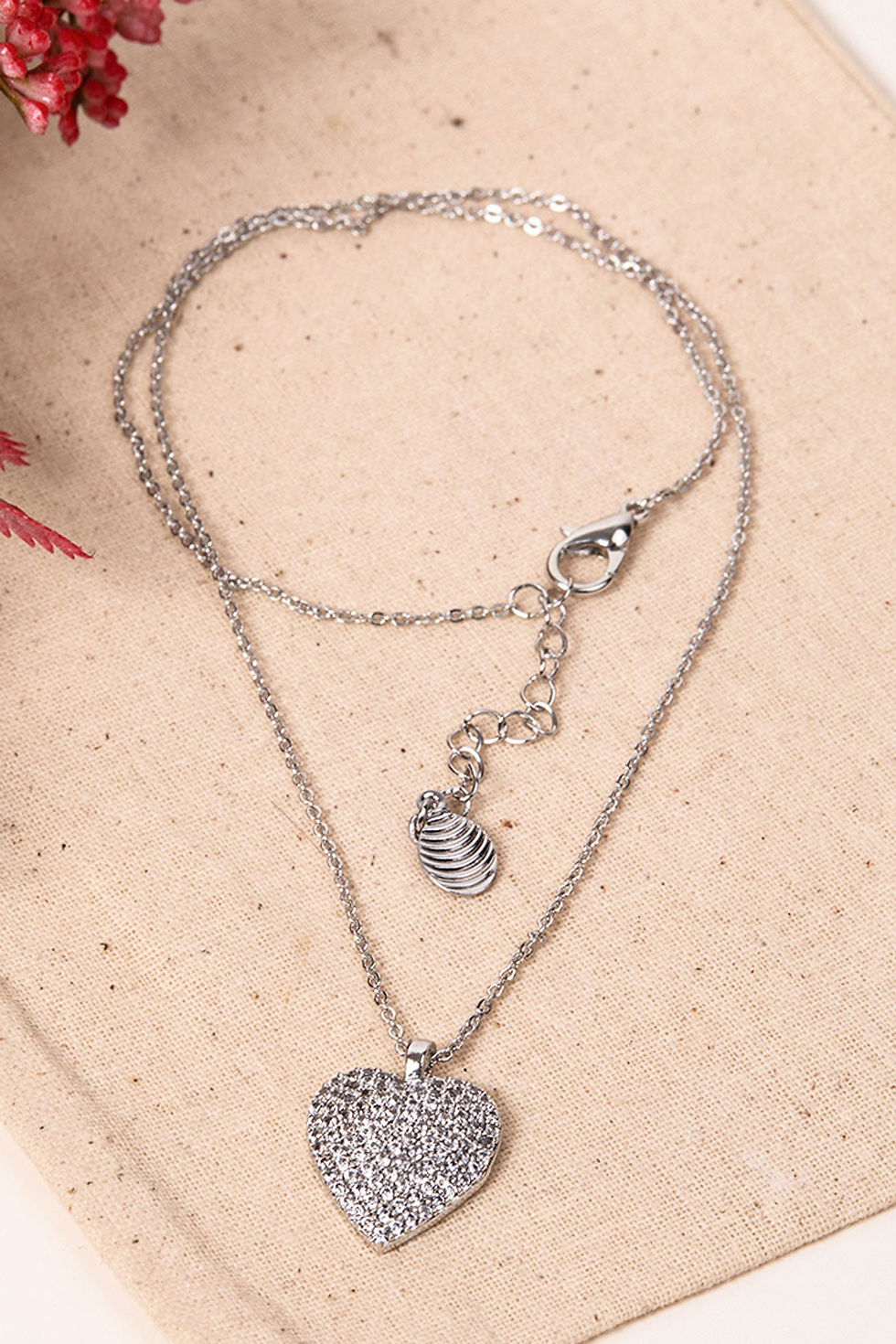 LustraMetallique Silver Necklace