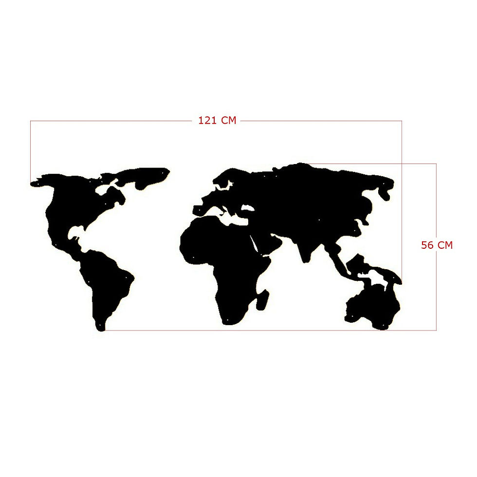 Thumbnail: World Map 2 - Black
