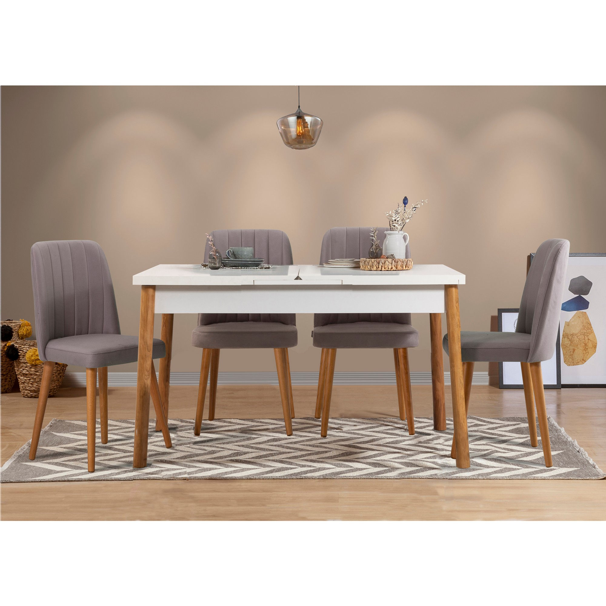 Santiago White Grey Atlantic Pine