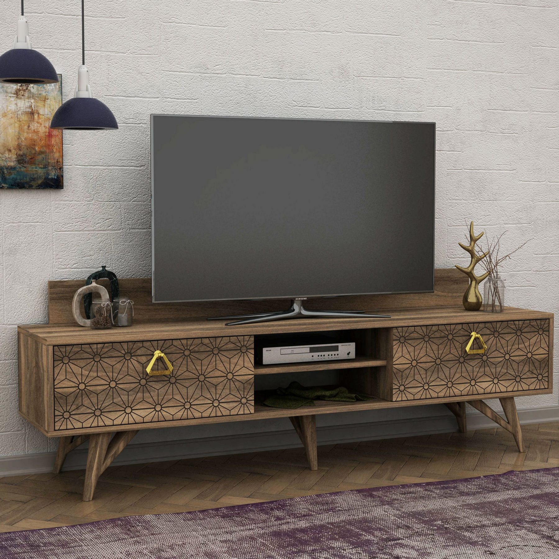 Yakamoz (TV Sehpasi) - Walnut