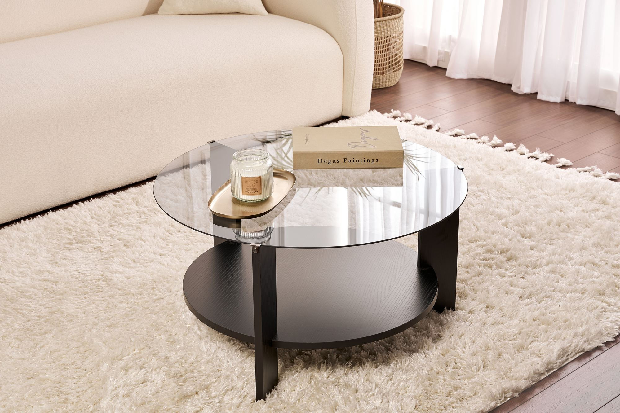 Clara - Wood Black, Fume