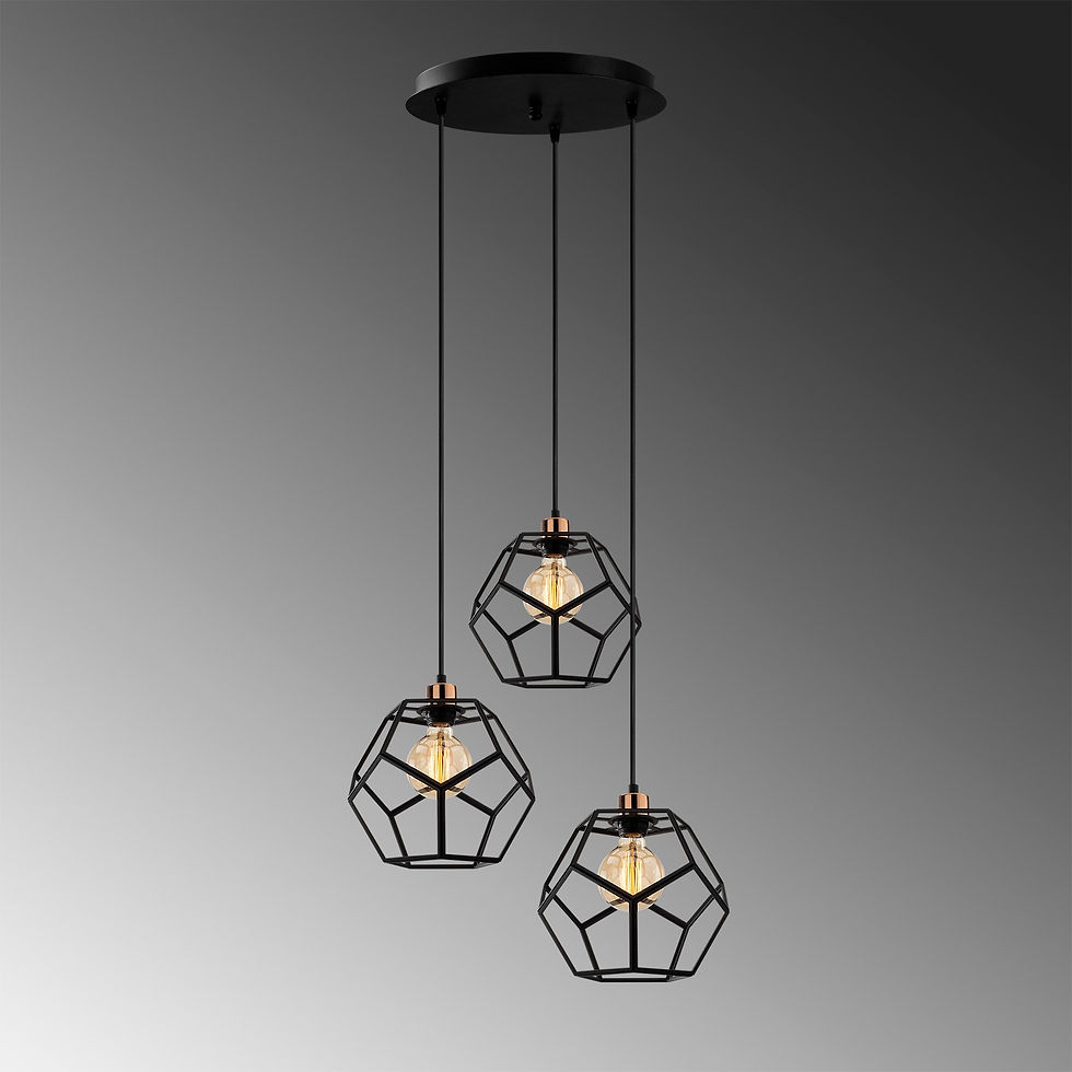 Thumbnail: LuxeLume NoirChic Chandelier