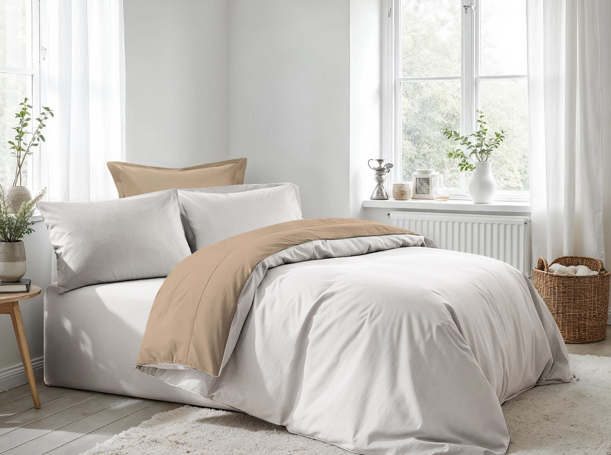 White, Beige