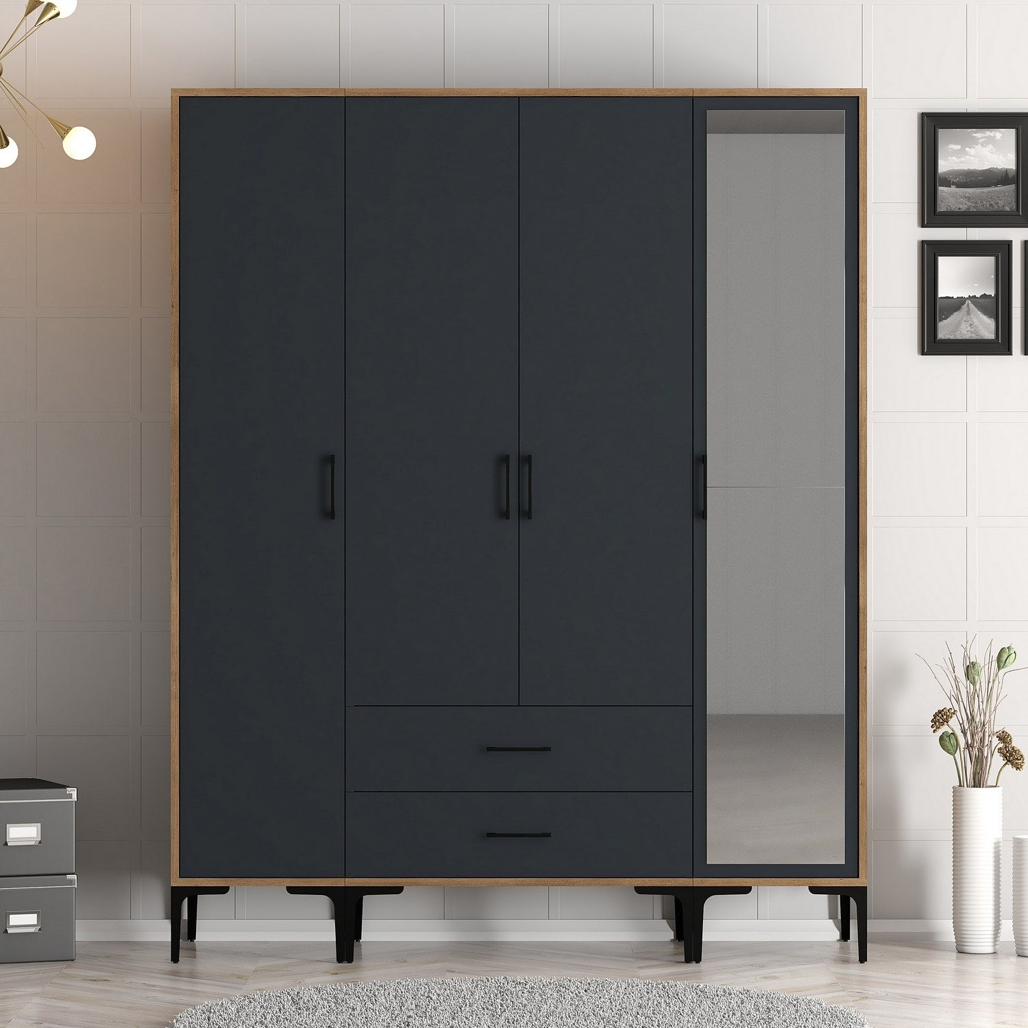Kumsal STR - Walnut, Anthracite