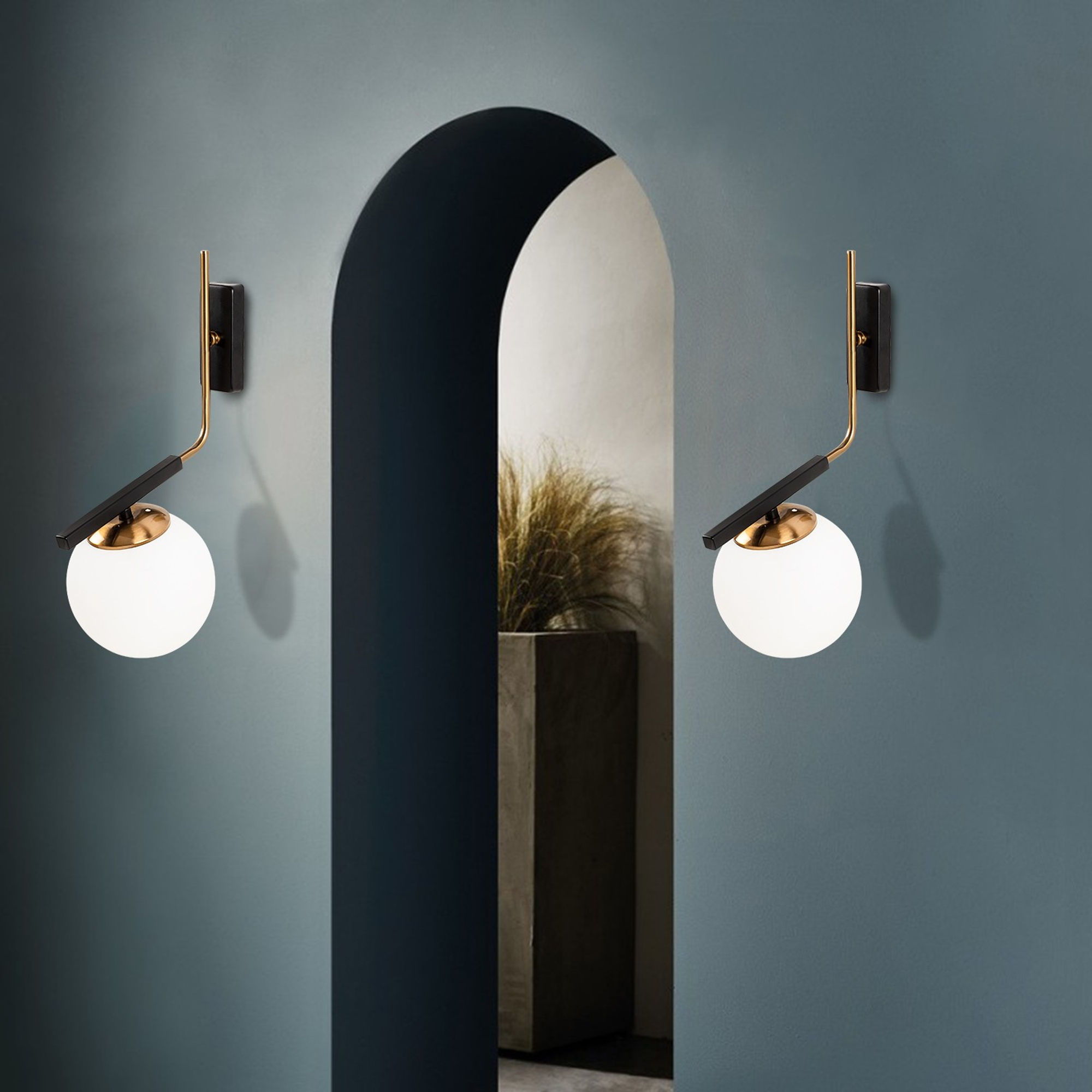 Luminara Noir: Scandinavian Elegance Lamp