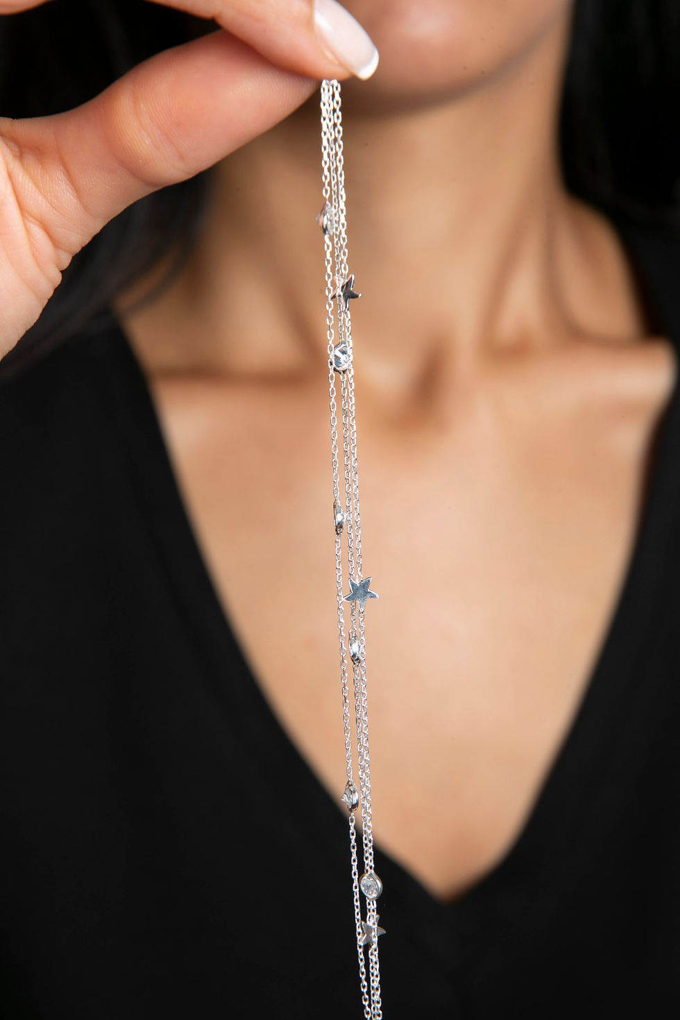 Thumbnail: LustraVibe Silver Charm Bracelet 925