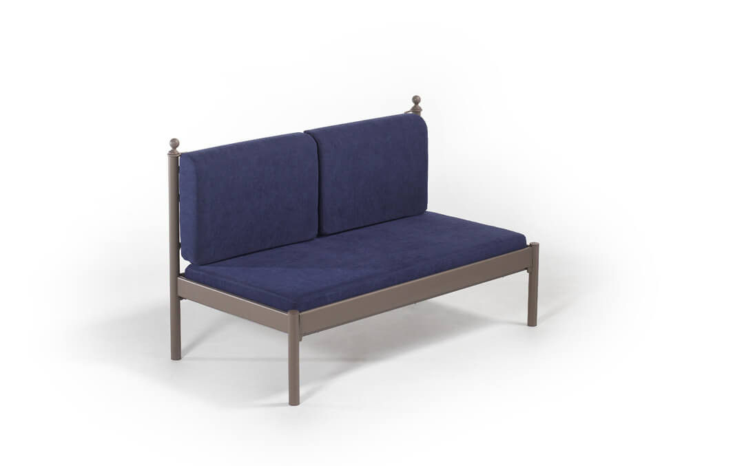 Mitas - Brown, Dark Blue (70 x 140)