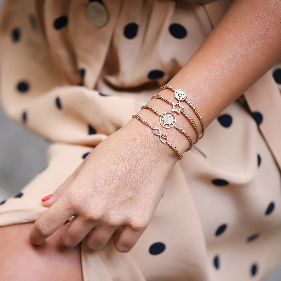 Thumbnail: Rosella LuxeGold Charm Bracelet