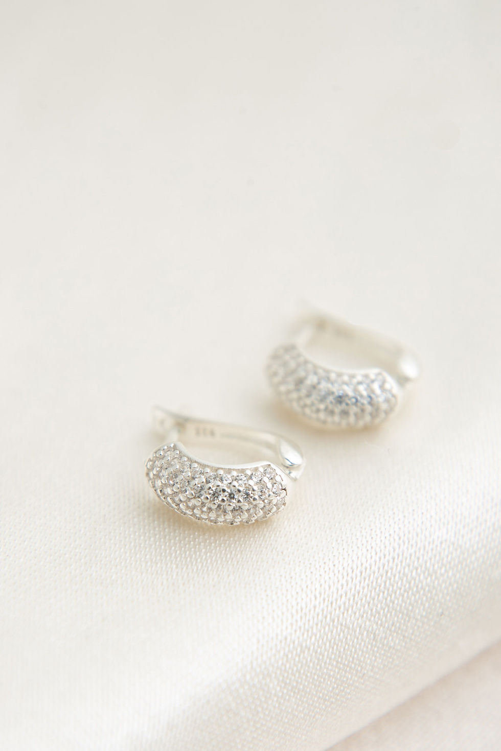 Thumbnail: LustreMend SilverDew Earrings
