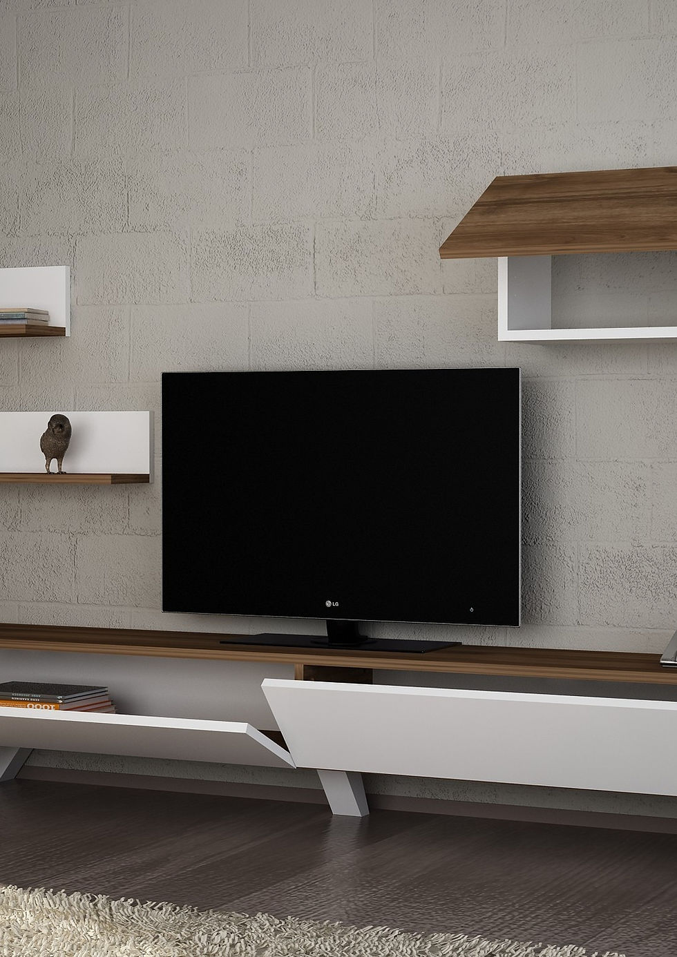 Thumbnail: Caterina - White, Walnut