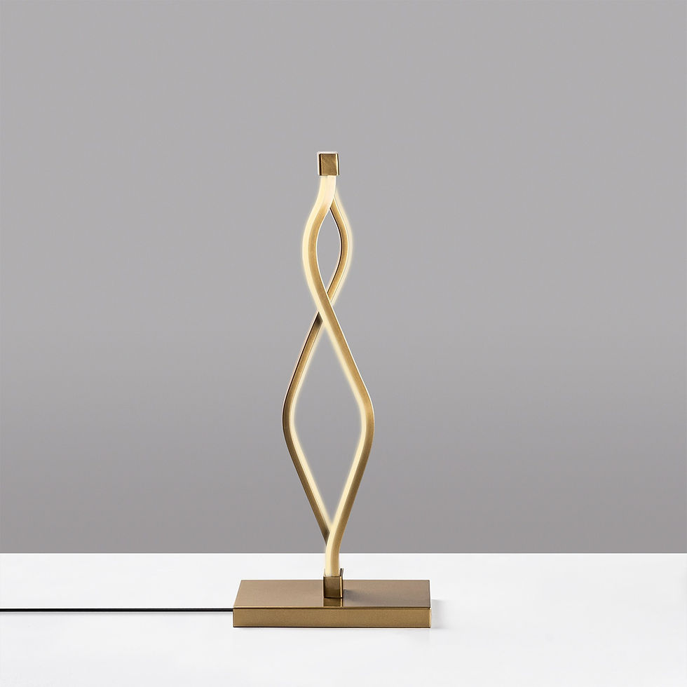 Thumbnail: LumaLuxe Metallic Glow Table Lamp