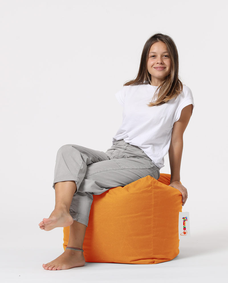 Thumbnail: Square Pouf - Orange