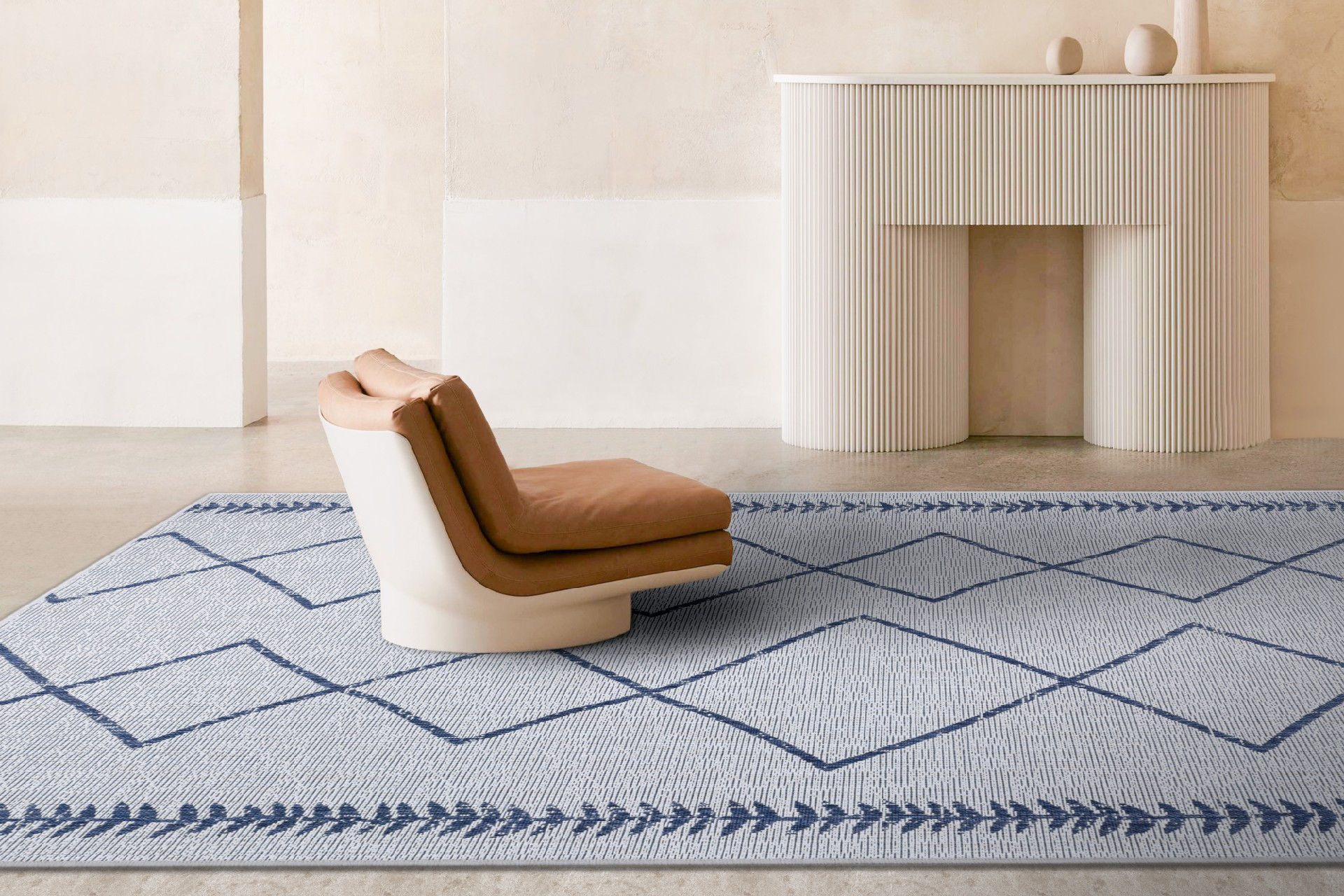 22563A Fresco - Navy Blue