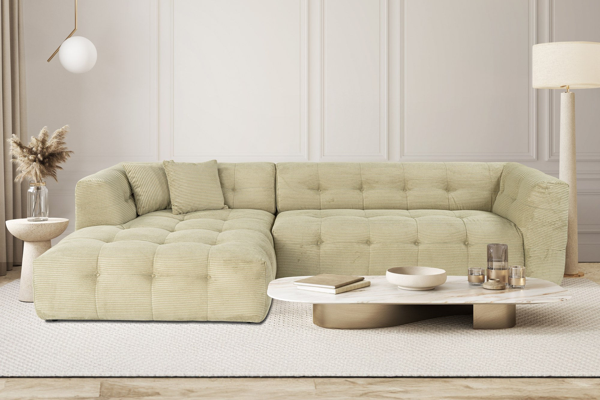 Cady Corner Left - Green