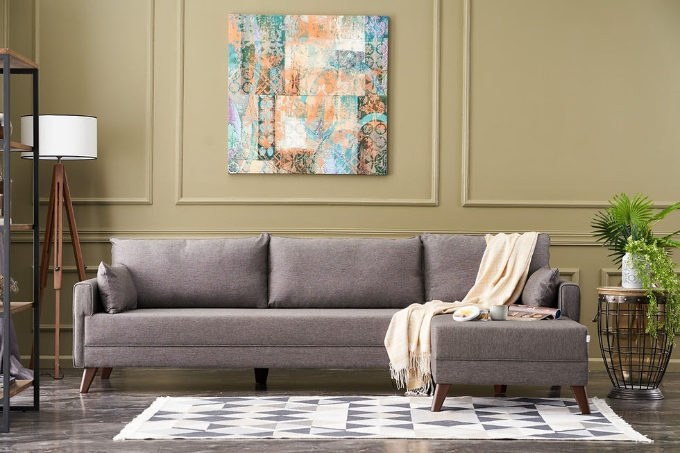 Thumbnail: Bella Corner Sofa Right - Brown