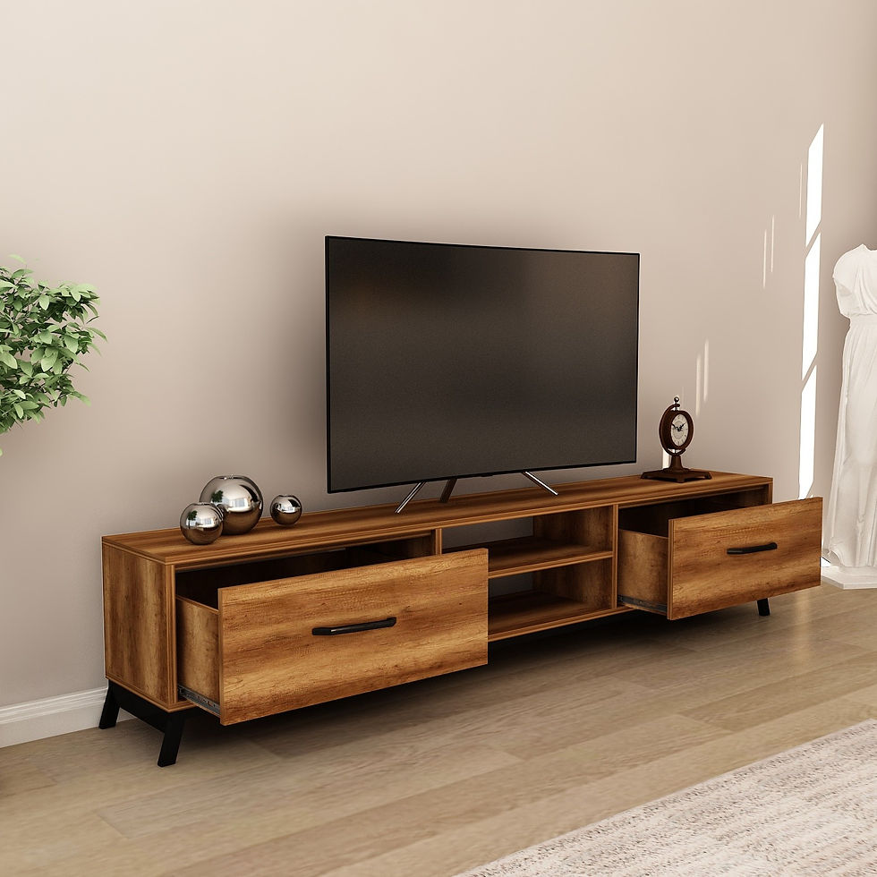 Thumbnail: Retro Feza tv 140 cm - Walnut