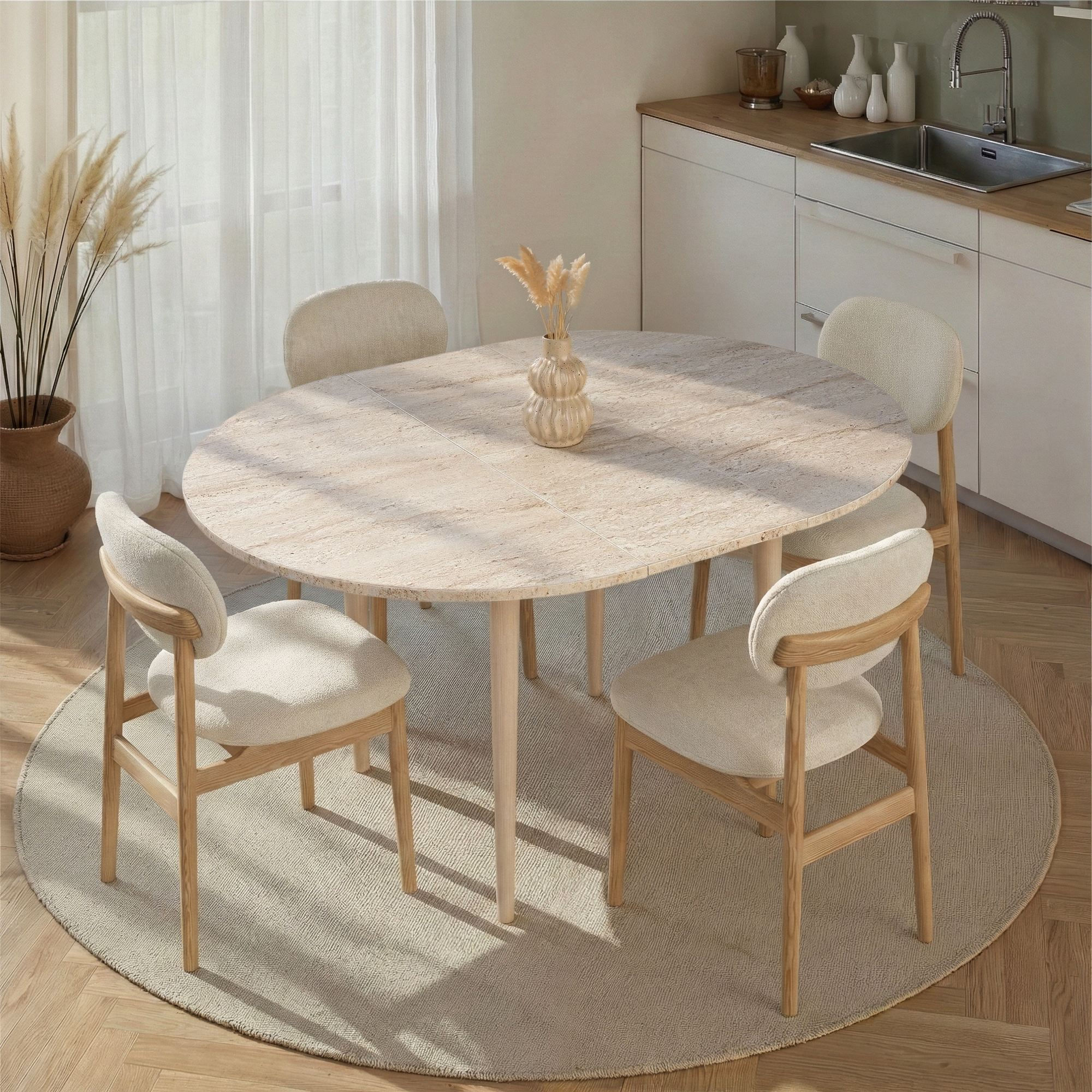 Viona - Travertine, Oak
