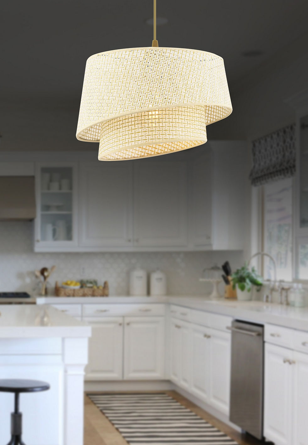 Lumineux Crema Chandelier Elegance 65