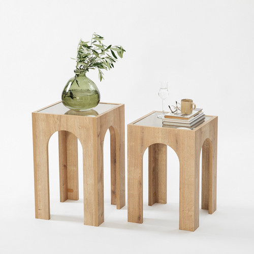 Seine Set - Sapphire Oak, Transparent | Chez Adelard
