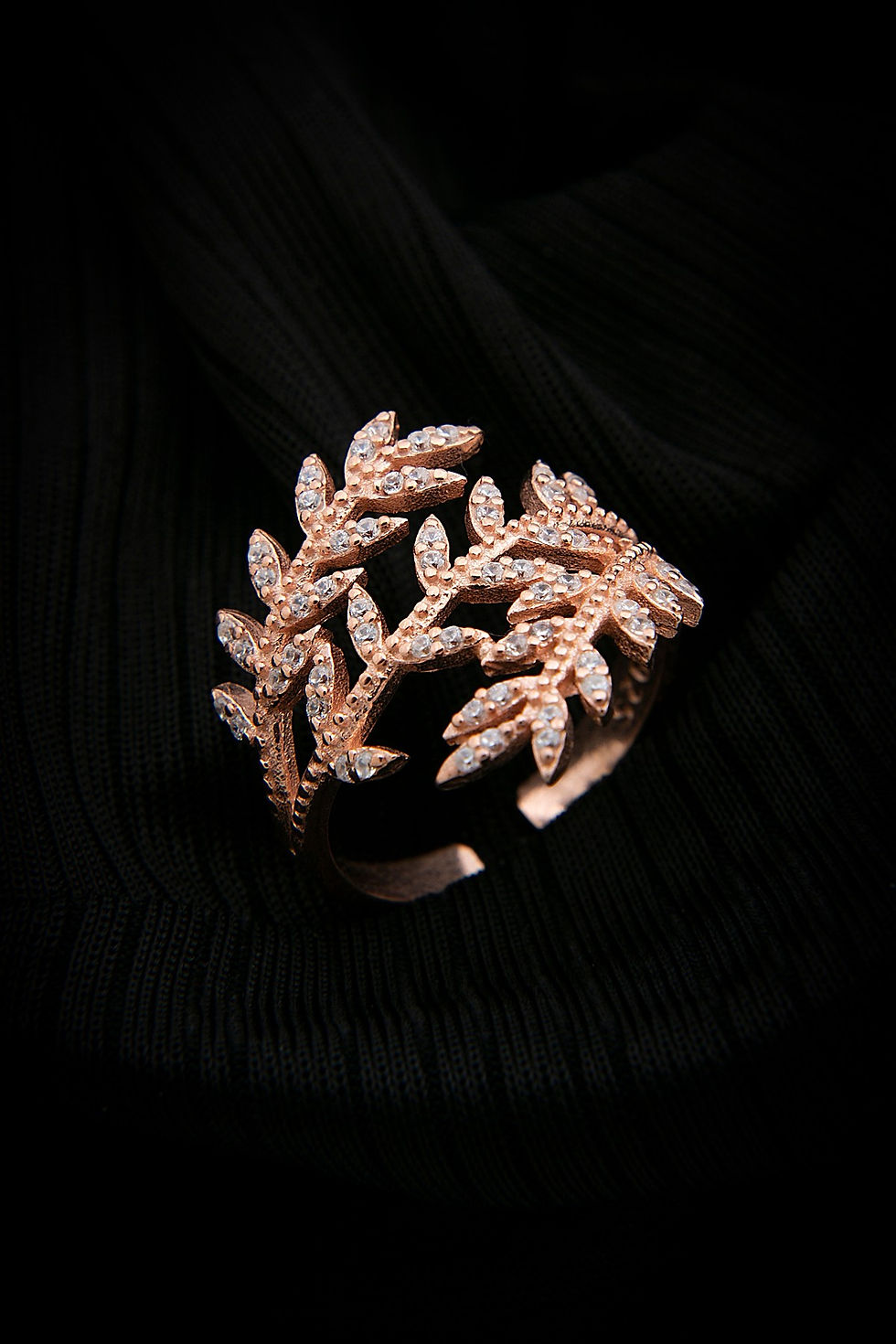 Thumbnail: LustraVibe Silver Ring: Pure Elegance Unleashed